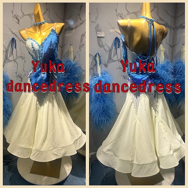 NEW 社交ダンスドレス・モダンドレス・スタンダードドレス オーダーメイド、最高品質modern-804_画像1