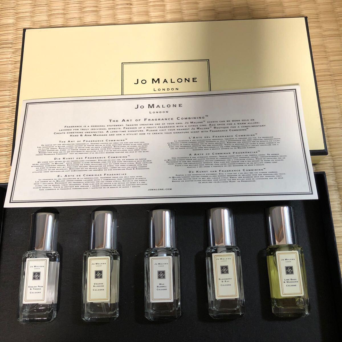 JO MALONE/ジョーマローン 香水 コロン 5本セット ミニボトル 9ml フレグランス コレクションの画像3