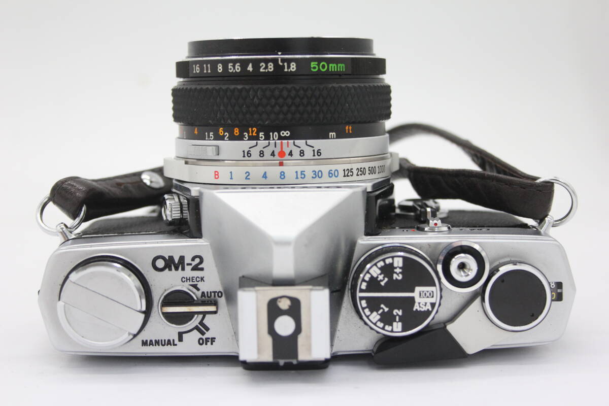 Y818 オリンパス Olympus OM-2 OM-System F.Zuiko Auto-S 50mm F1.8 ボディレンズセット レザーケース付き ジャンクの画像6