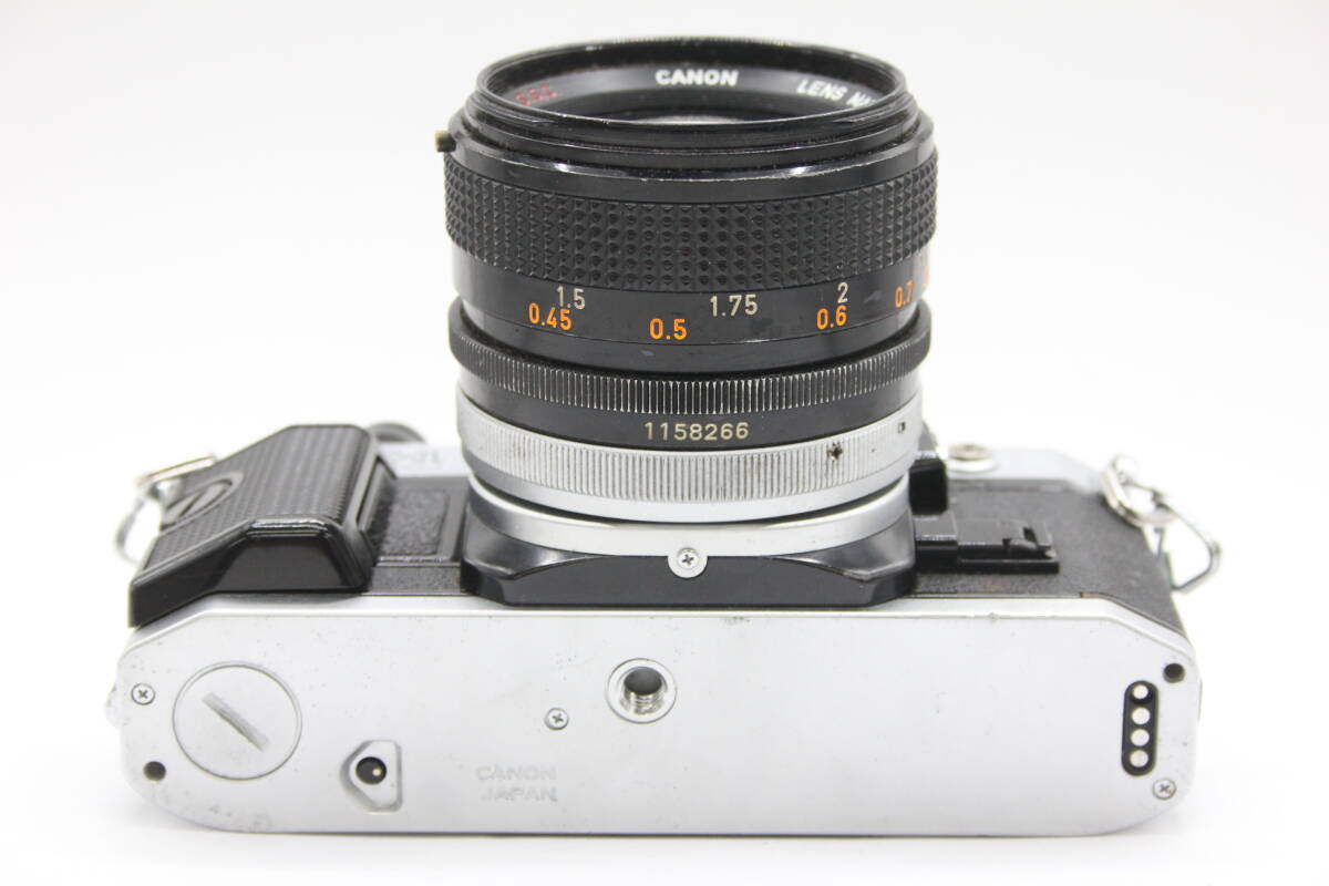 Y843 キャノン Canon AE-1 Program Lens FD 50mm F1.4 S.S.C. ボディレンズセット ジャンクの画像7
