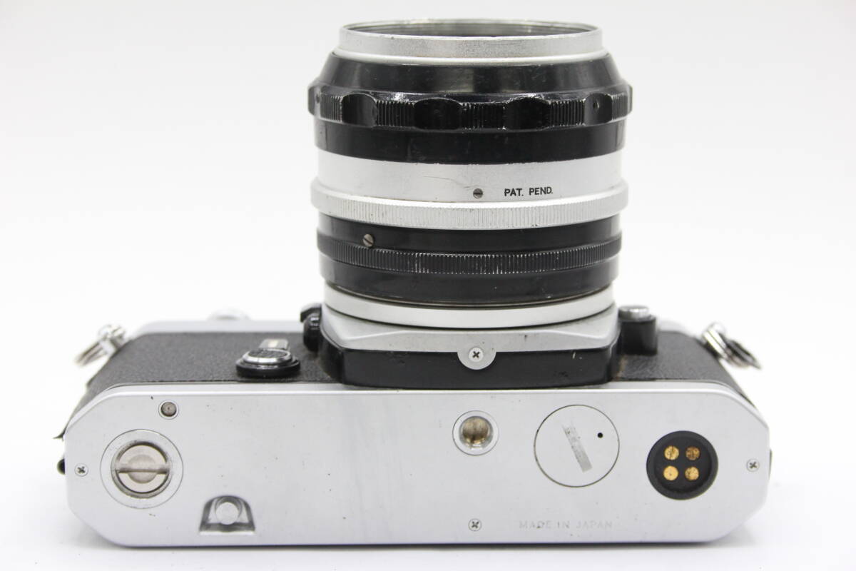 Y892 ニコン Nikon FM Nikkor-S Auto 50mm F1.4 フィルムカメラ ボディレンズセット ジャンク_画像7