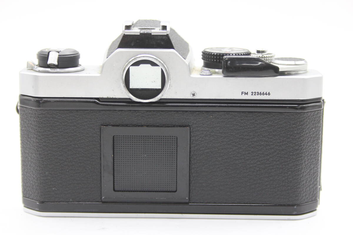 Y892 ニコン Nikon FM Nikkor-S Auto 50mm F1.4 フィルムカメラ ボディレンズセット ジャンクの画像4