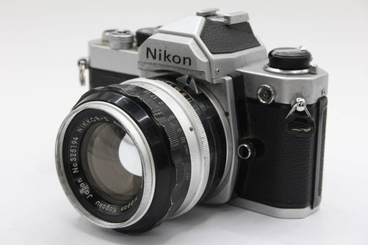 Y892 ニコン Nikon FM Nikkor-S Auto 50mm F1.4 フィルムカメラ ボディレンズセット ジャンクの画像1