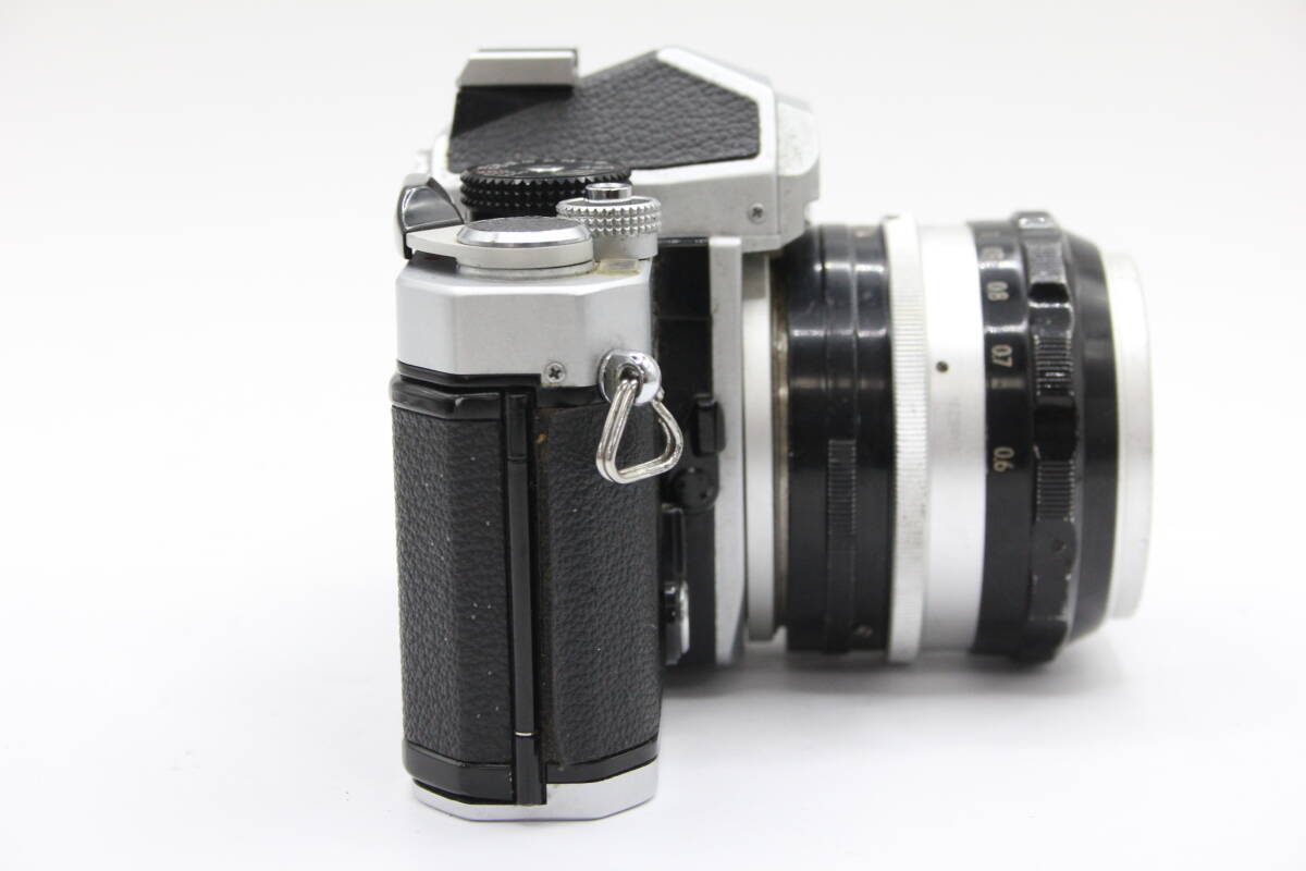 Y892 ニコン Nikon FM Nikkor-S Auto 50mm F1.4 フィルムカメラ ボディレンズセット ジャンク_画像5