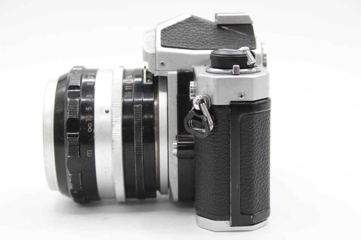 Y892 ニコン Nikon FM Nikkor-S Auto 50mm F1.4 フィルムカメラ ボディレンズセット ジャンク_画像3