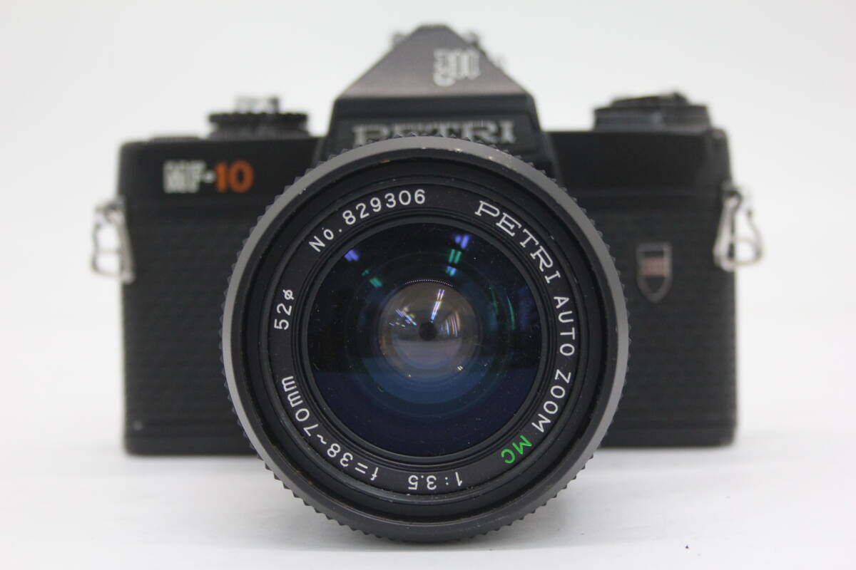 Y919 ペトリ Petri MF-10 Auto Zoom MC 38-70mm F3.5 フィルムカメラ ボディレンズセット ジャンク_画像2