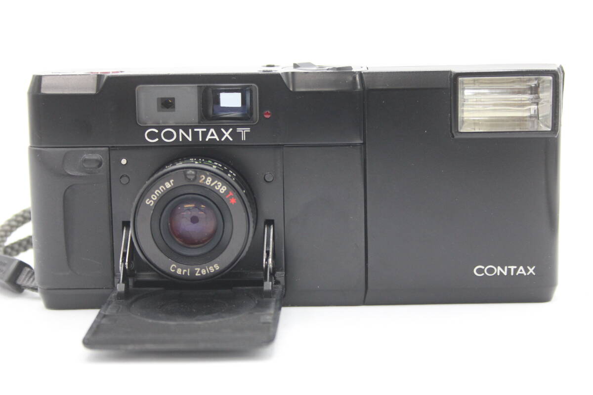 Y960 コンタックス Contax T ブラック コンパクトカメラ ストロボ T14 Auto セット ジャンクの画像2