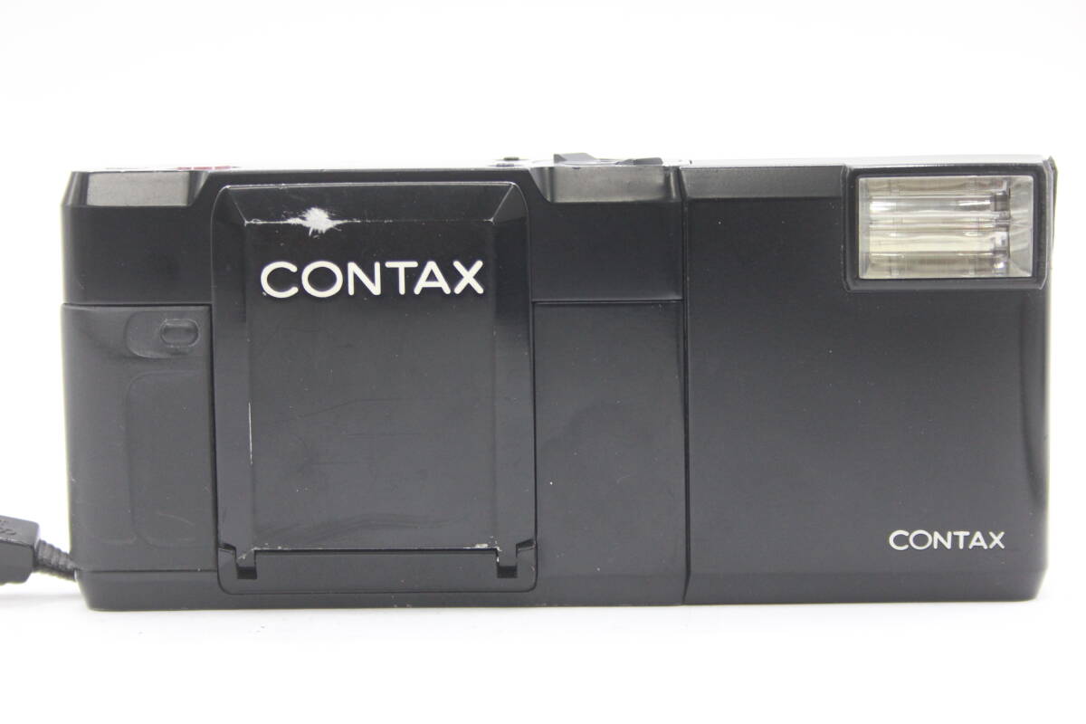 Y960 コンタックス Contax T ブラック コンパクトカメラ ストロボ T14 Auto セット ジャンクの画像6