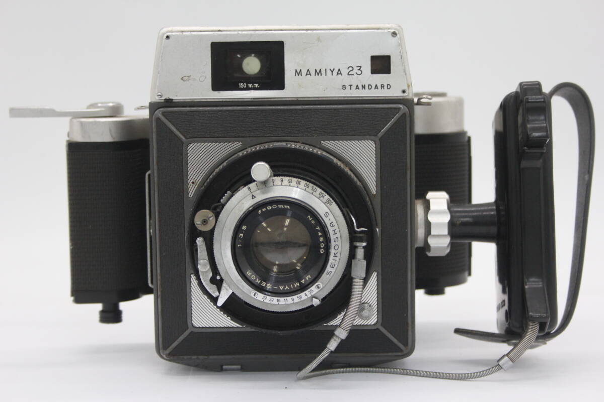 Y998 マミヤ Mamiya 23 Standard 6×7 Roll Film Holder Mamiya-Sekor 90mm F3.5 中判カメラ ボディレンズセット ジャンクの画像2