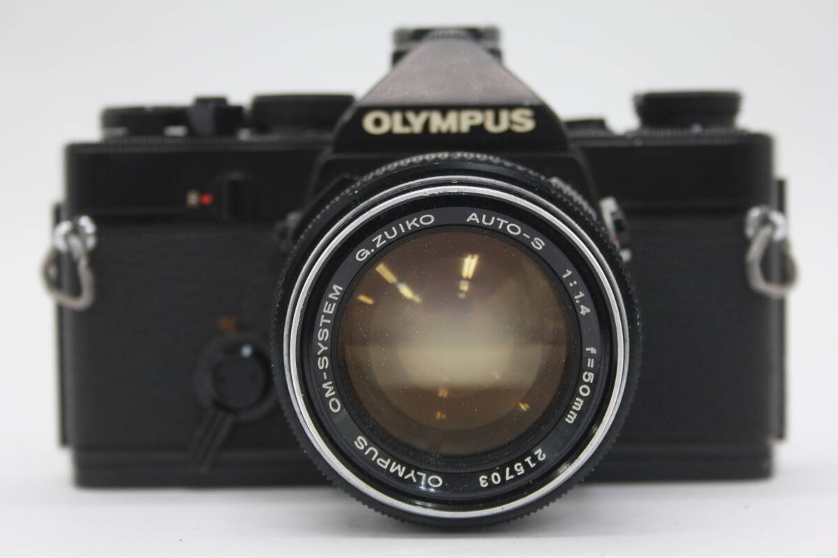 Y999 オリンパス Olympus OM-1 ブラック OM-System G.Zuiko Auto-S 50mm F1.4 ボディレンズセット ケース付き ジャンクの画像2