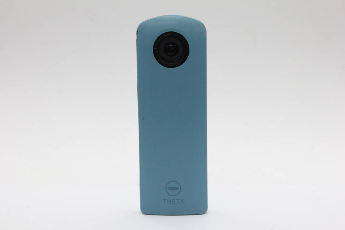 Y1017 リコー Ricoh Theta SC YJ30 ブルー 全天球360度カメラ デジタルカメラ ソフトカバー付き ジャンクの画像3