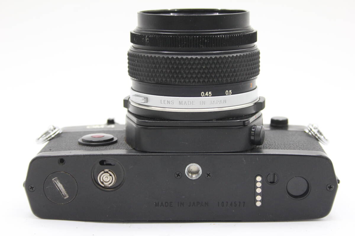 Y1040 オリンパス Olympus OM-4 OM-System Zuiko MC Auto-S 50mm F1.4 フィルムカメラ ボディレンズセット ジャンクの画像7