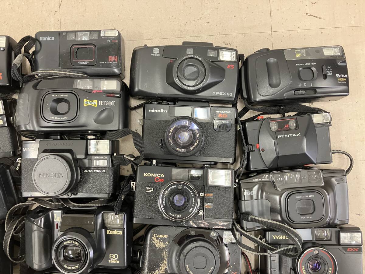 【大量30個】 コニカ オリンパス 富士フィルム 等 コンパクトカメラ 大量 まとめ ジャンク D46の画像3