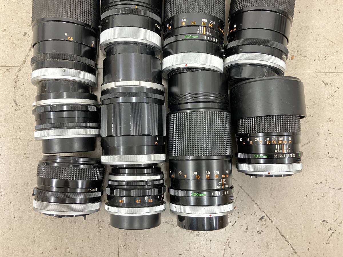 【大量10個】 キャノン Canon Lens FD 200mm F1.4 S.S.C. FL 135mm F2.5 等 レンズ シリーズ 大量 まとめ ジャンク D56の画像8