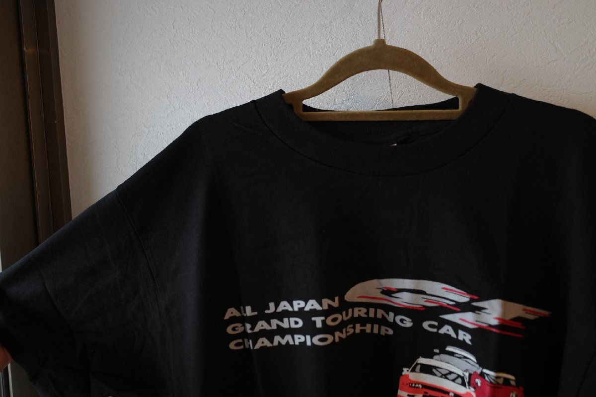 ○送込！未使用 1995年当時物 全日本ツーリングカー選手権 Tシャツ ユニシア・ジェックスGT-R 古道具のgplus広島2404ｋ_画像3