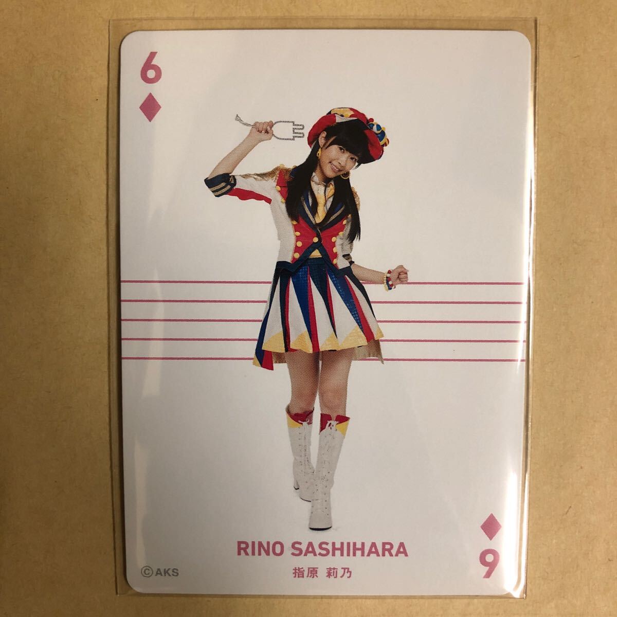 AKB48 指原莉乃 プリウス トレカ アイドル グラビア カード トランプ タレント トレーディングカード 6 ダイヤの画像1