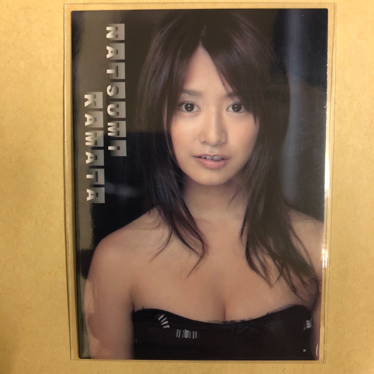 鎌田奈津美 2009 ヒッツ トレカ アイドル グラビア カード 水着 ビキニ 056 タレント トレーディングカード　Natsumi Kamata_画像2