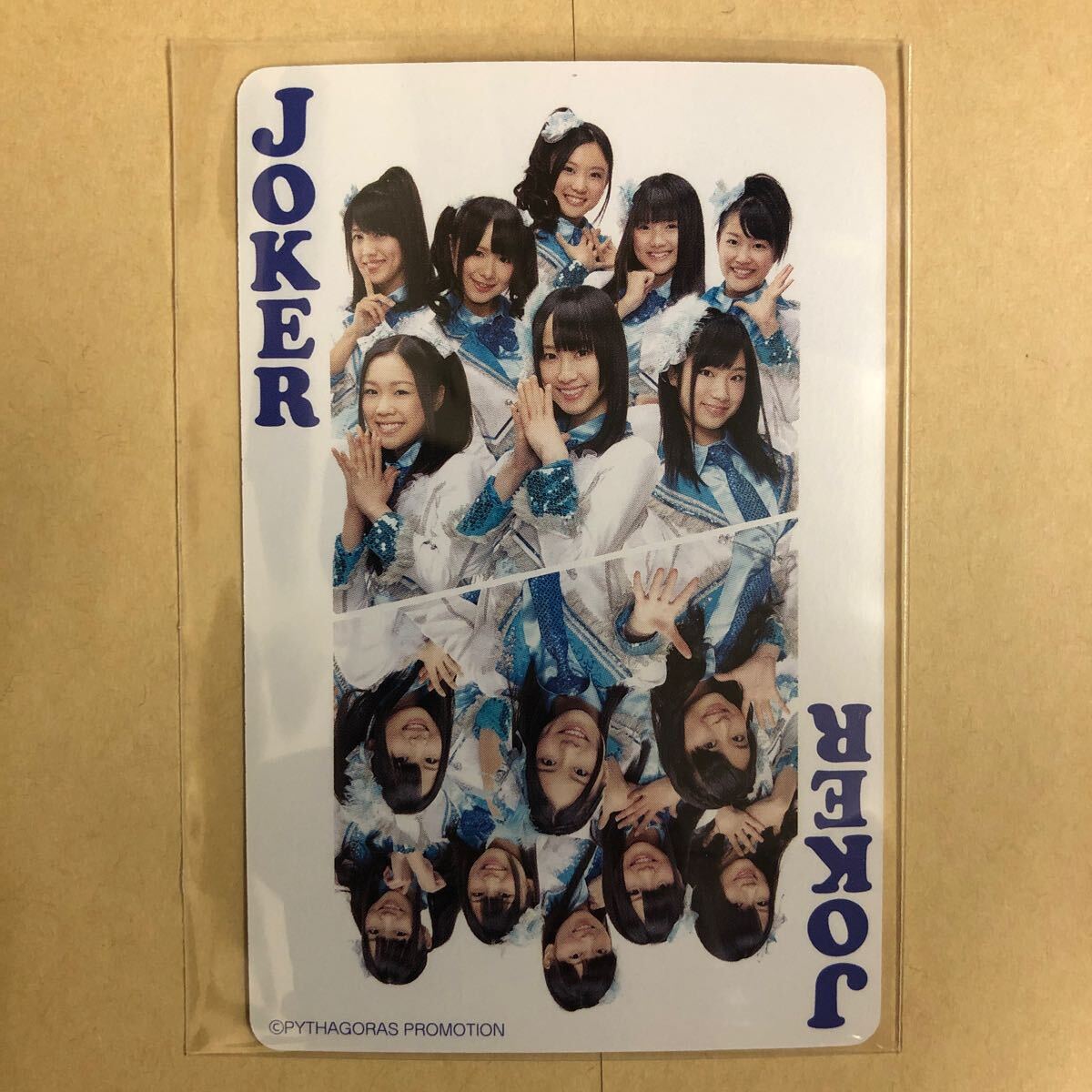 SKE48 ピザハット トレカ アイドル グラビア カード トランプ タレント トレーディングカード ジョーカー 青の画像1