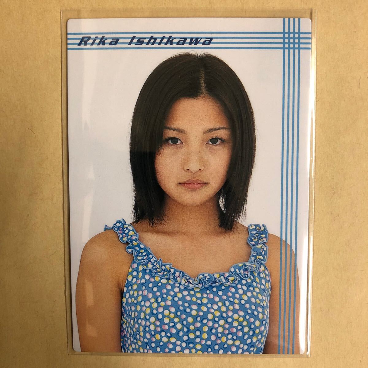 モーニング娘。石川梨華 2000 トレカ アイドル グラビア カード 139 タレント トレーディングカードの画像1