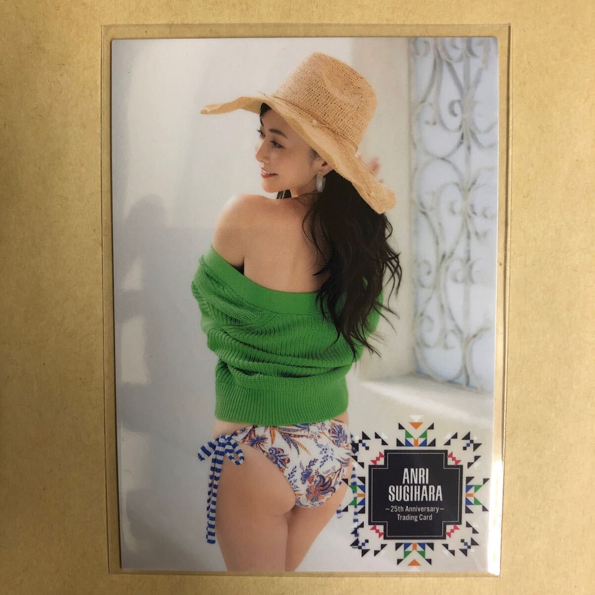杉原杏璃 25th記念 トレカ アイドル グラビア カード 水着 ビキニ RG15 タレント トレーディングカードの画像1