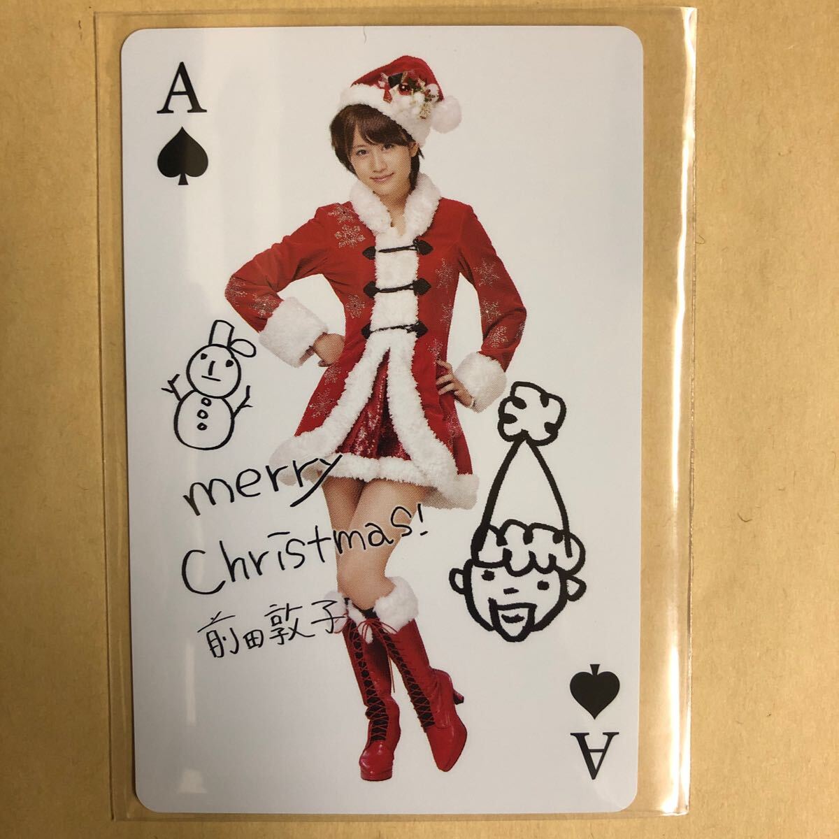 AKB48 前田敦子 トレカ アイドル グラビア カード トランプ タレント トレーディングカード 1 スペード_画像1