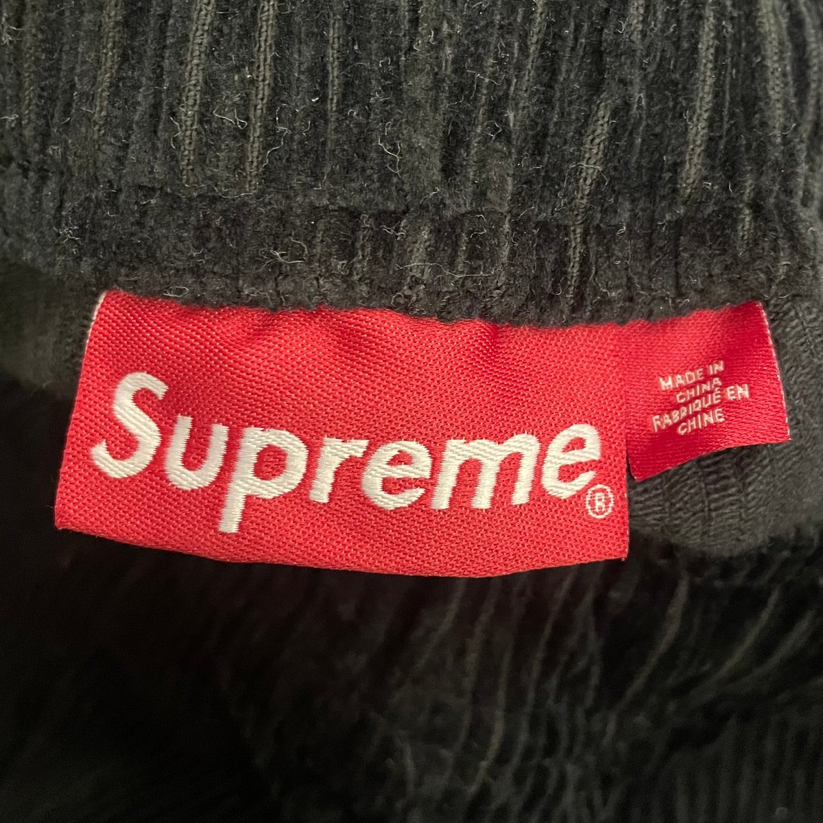 Supreme Corduroy Skate Pant Black XL シュプリーム コーデュロイ スケート パンツ イージーパンツの画像3