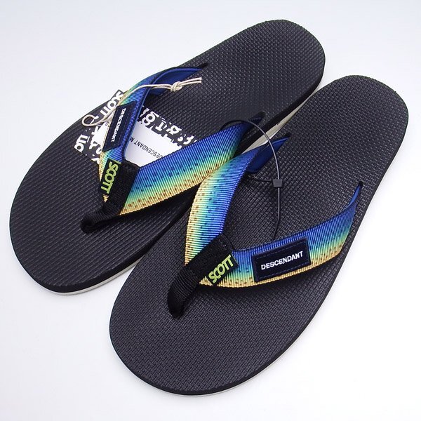 未使用品 23ss DESCENDANT MAHI MAHI SANDAL SCOTT HAWAII BLACK 28cm ディセンダント サンダル_画像1