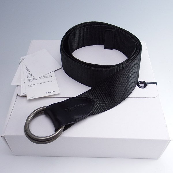 美品 19aw visvim RESERVATION TAPE BELT CHARCOAL M-Lの画像1