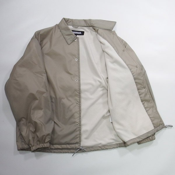 未使用同様 NEIGHBORHOOD WINDBREAKER JACKET-1 BEIGE 241TSNH-JKM01 M ネイバーフッド ウインドブレーカージャケット ベージュ_画像4