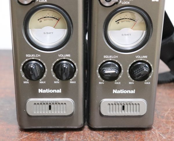 National ナショナル トランシーバー RJ-260 2個セット 昭和レトロ ｎ416_画像4