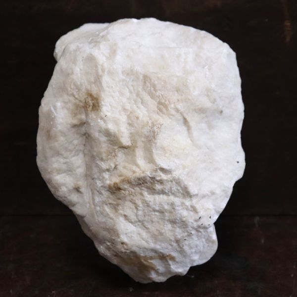 西洋アンティーク 白砡のような材質の石彫の顔 オブジェ 古代ローマ彫刻 ｎ522の画像4