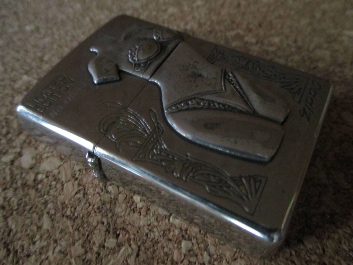 ZIPPO 『Beauty ビューティー トルソー 下着 女性 限定品』1997年4月製造 SEXY セクシー レディー オイルライター ジッポ- 廃版激レア