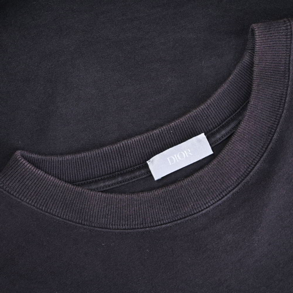 Dior HOMME Logo embroidery compact T-shirt S charcoal gray Dior Homme KL4BPBCQ34