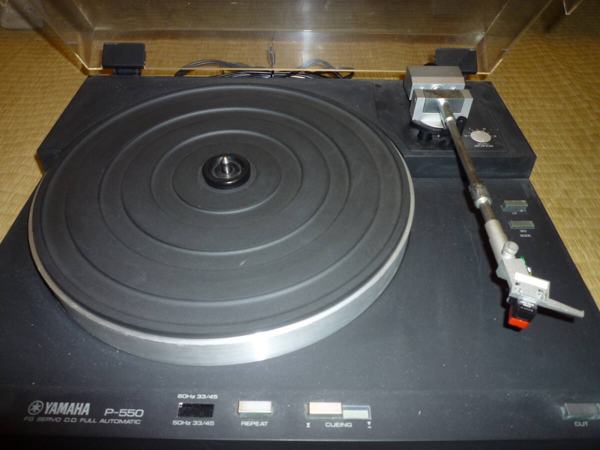 YAMAHA ヤマハ ターンテーブル レコードプレーヤー P-550 中古 動作品 ダイレクトドライブ の画像4