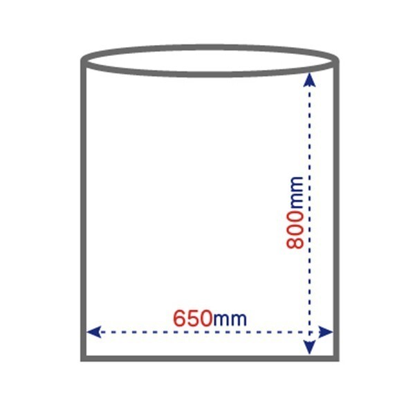 オルディ ペール用ポリ袋 プラスプラスペール用 45L 0.025mm 黒 10枚入りX60パック_画像2