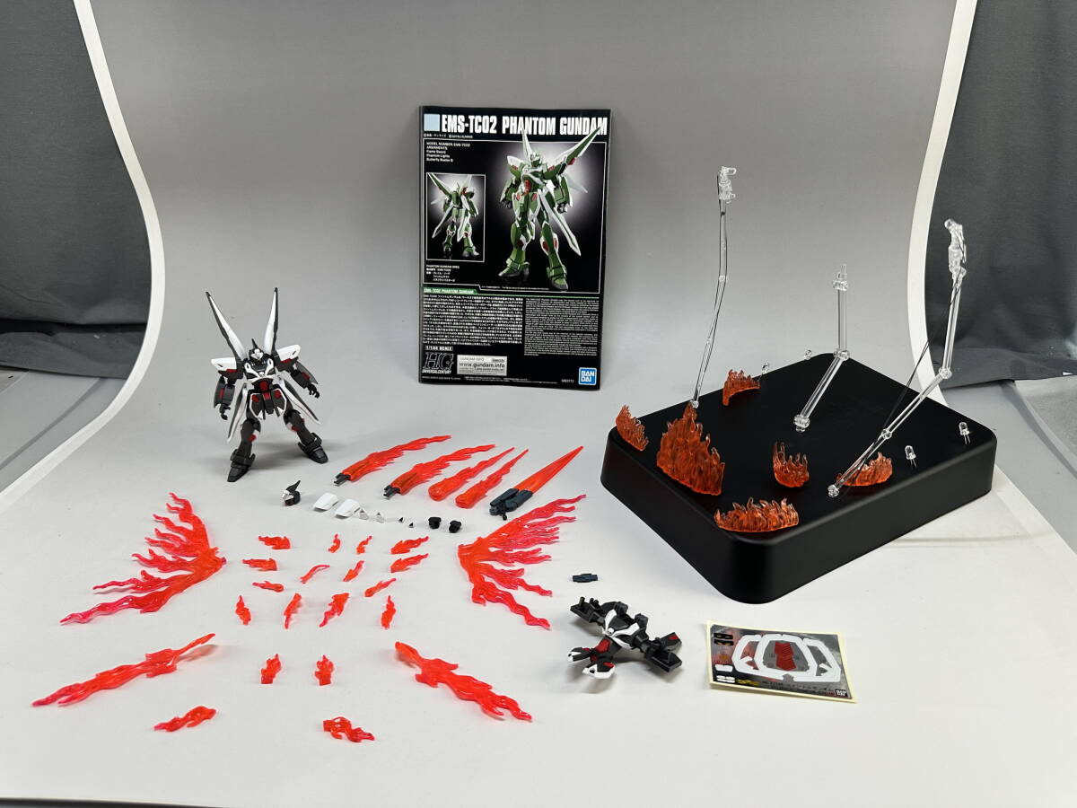 HGファントムガンダム塗装済み電飾完成品（蛍光色UV発光）_画像6