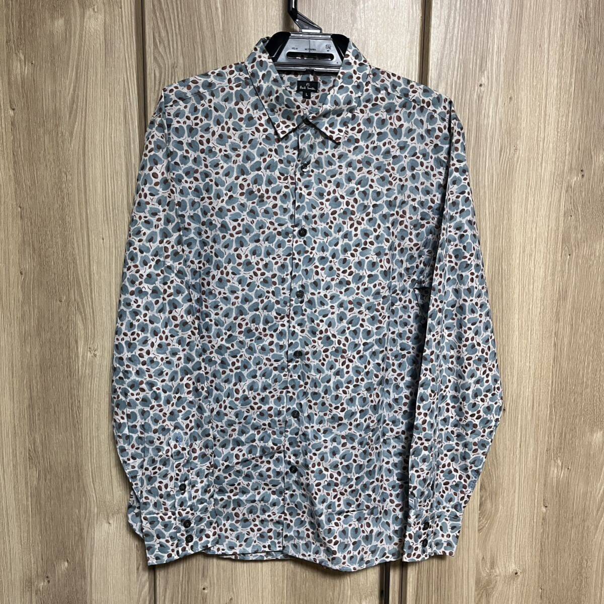 662 paul smith ポールスミス 長袖花柄シャツ