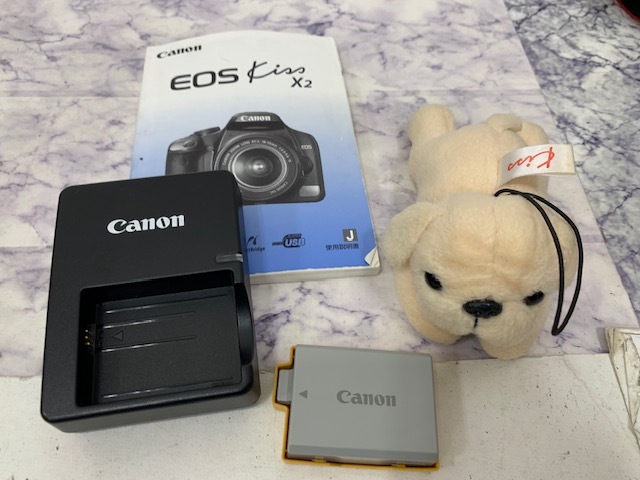 ☆1円スタート☆ カメラ Canon EOS kiss X2 / EF-S 18-55mm F3.5-5.6 IS 55-250㎜ 1:4-5.6 デジタル一眼レフ セット品 ◆24220の画像10