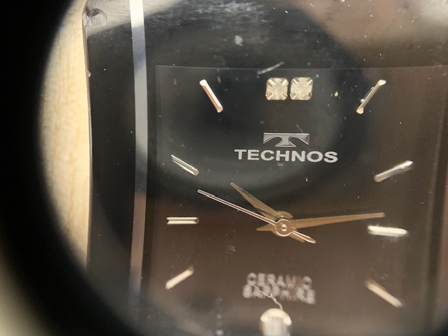 ☆1000円スタート☆ TECHNOS/テクノス 3針 Date デイト メンズ クォーツ 腕時計 TEM500 ◆24406の画像3