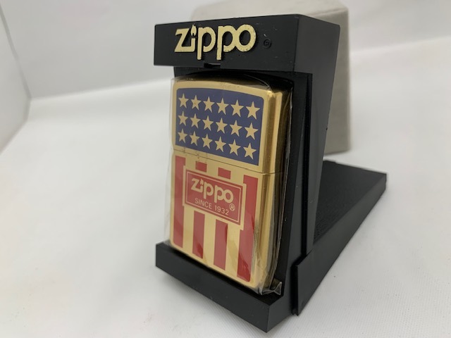 ☆1000円スタート☆ 【未使用】 Zippo ジッポーアメリカ国旗 1932年 ◆24410の画像2