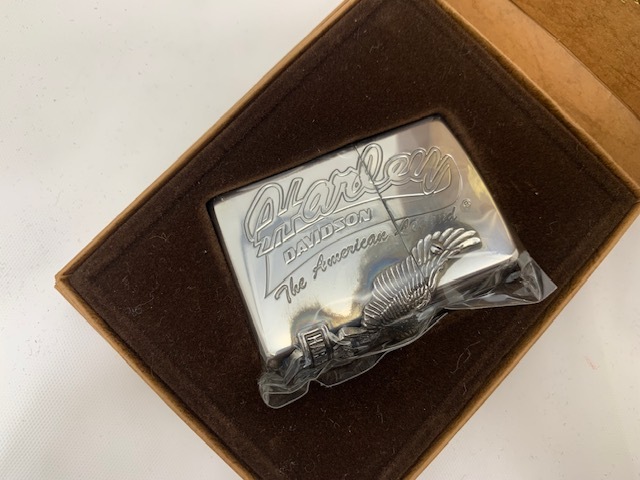 ☆1000円スタート☆ 【未使用】 ZIPPO ジッポー ライター Harley-Davidson　ハーレーダビットソン 箱付き ◆24412_画像2