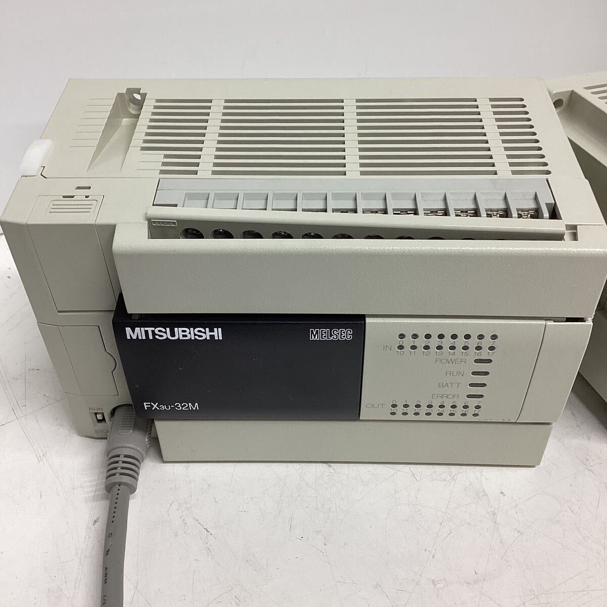 【中古品】MITSUBISHI シーケンサ　FX3U-32M /FX2N-8EYT/GOT2000 ◆通電確認済◆C_画像6