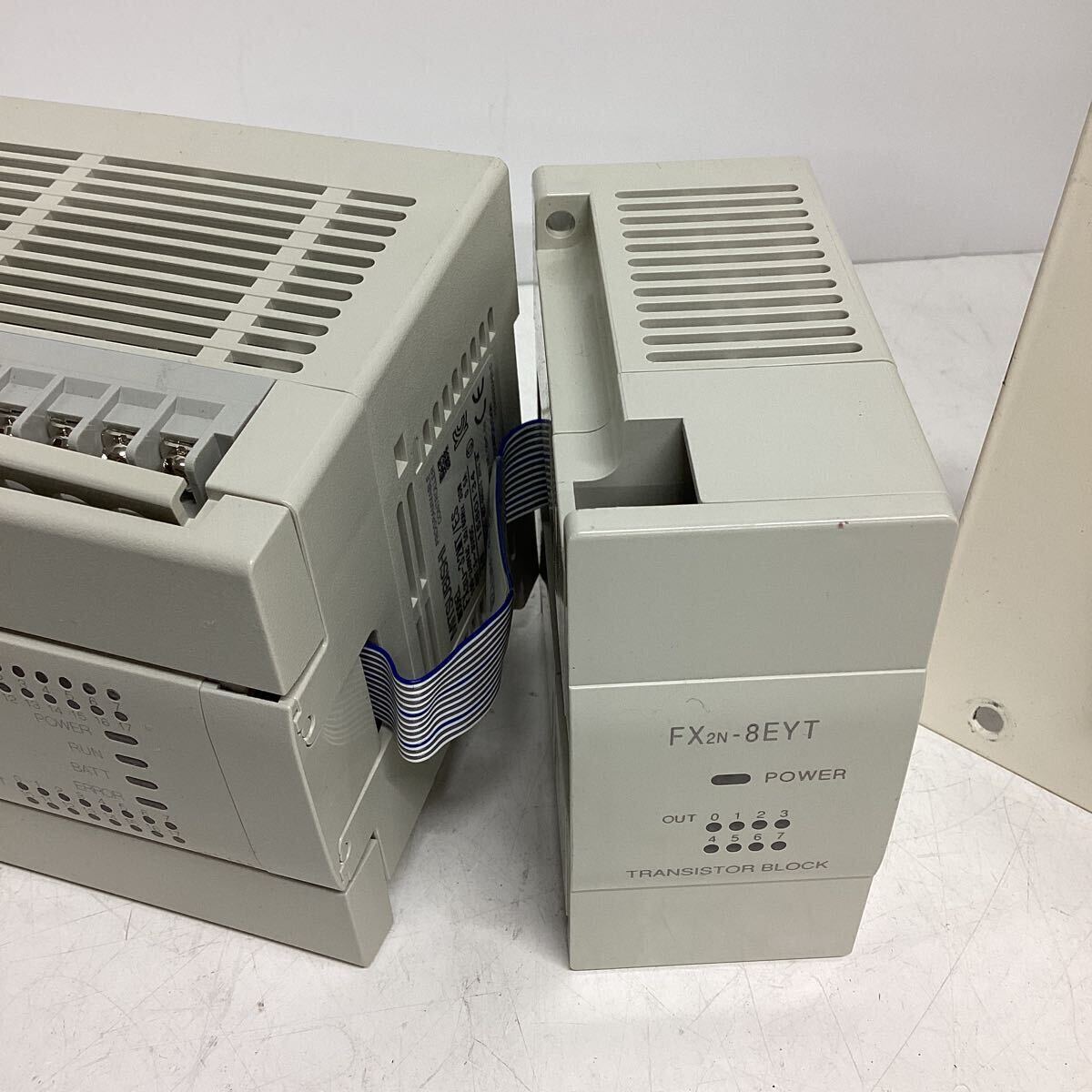 【中古品】MITSUBISHI シーケンサ　FX3U-32M /FX2N-8EYT/GOT2000 ◆通電確認済◆C_画像7