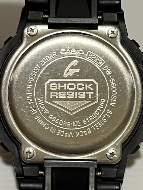 CASIO G-SHOCK DW-5600SLV-1 ブラック_画像7