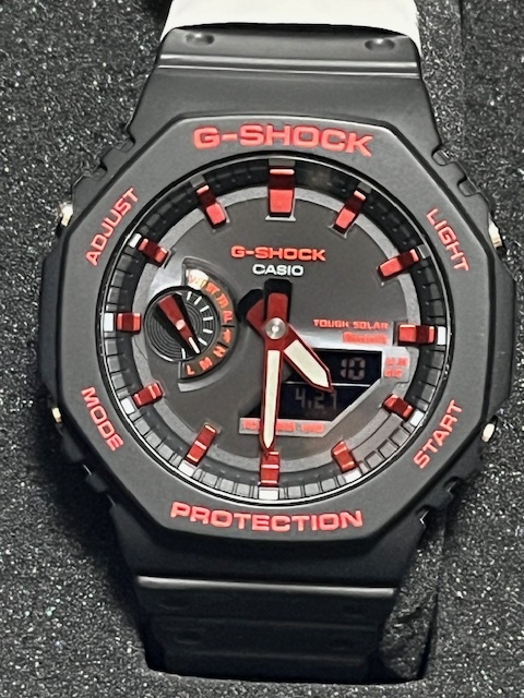 CASIO G-SHOCK GA-B2100BNR-1AJF タフソーラー Bluetooth ブラック・レッドの画像1