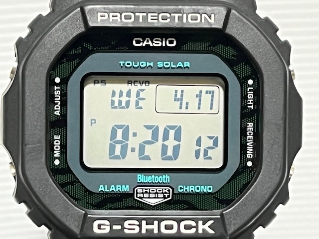 CASIO G-SHOCK GW-B5600MG-1JF　Bluetooth ソーラー電波腕時計 ブラック グリーン_画像6