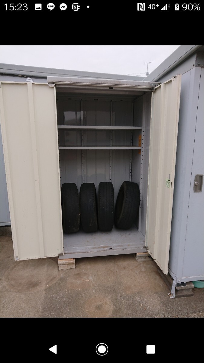  Inaba storage room height 1910 width 1100 depth 905 not yet dismantlement receipt . exhibitior delivery only Chiba city 