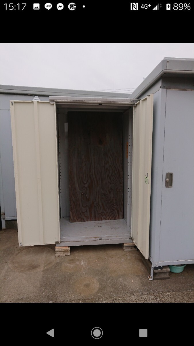  Inaba storage room height 1910 width 1100 depth 905 not yet dismantlement receipt . exhibitior delivery only Chiba city 