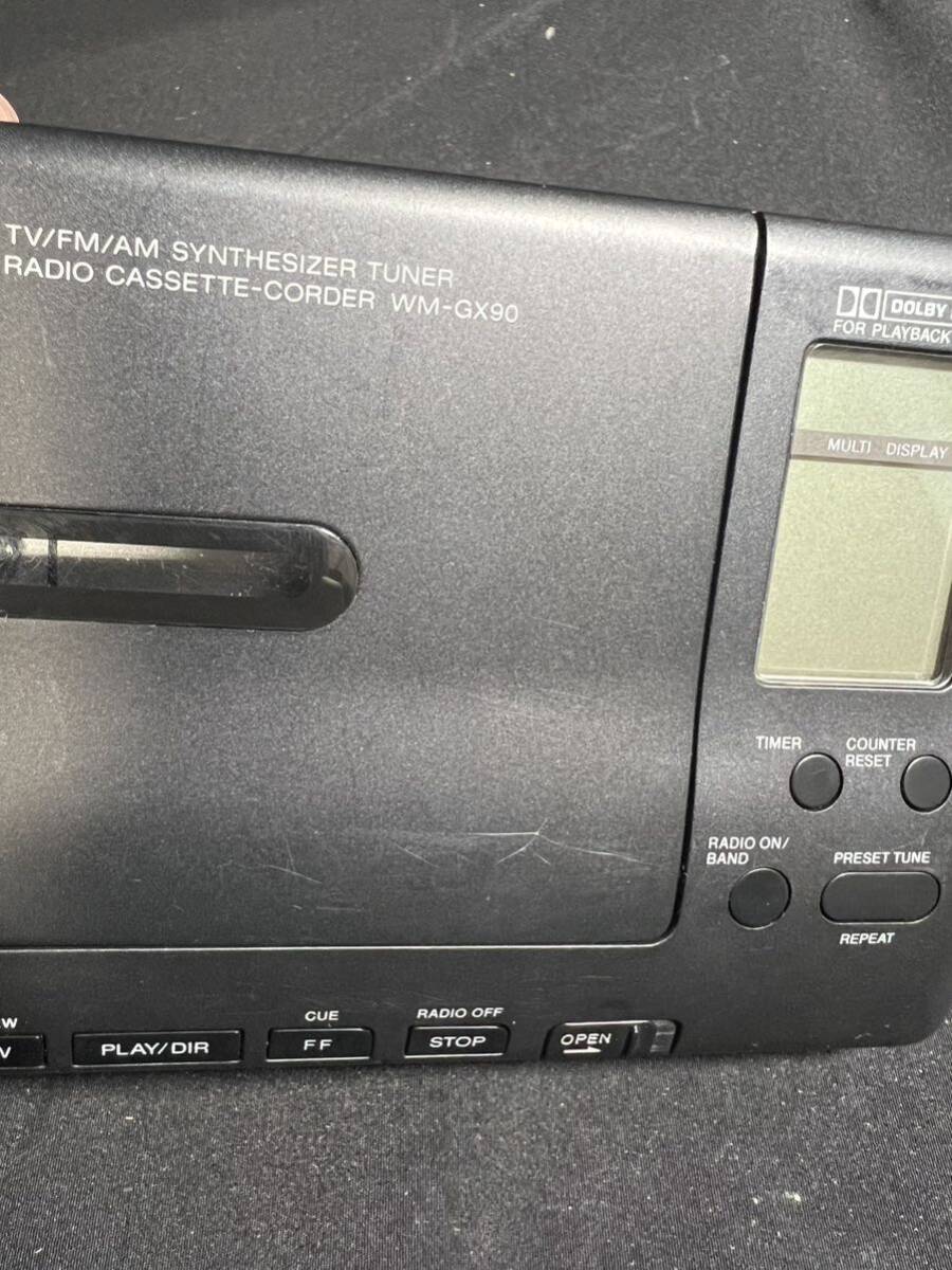 ［Ｙ］SONY ソニー WALKMAN レコーディング ウォークマン WM-GX90 本体のみ 電池なし 中古 ジャンク品の画像8