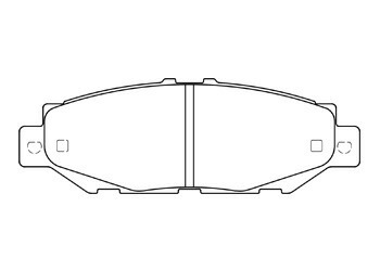 ソアラ JZZ31 ブレーキパッド リア左右セット エンドレス SSMプラス EP281 ENDLESS SSMPLUS リアのみ SOARER ブレーキパット_画像2